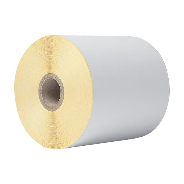 Etiketa për Printer Brother BDE-1J000102-102, 102 mm × 56,4 m, rrotull e vazhdueshme, paketim me 8 rrotulla – Bardhë - 5