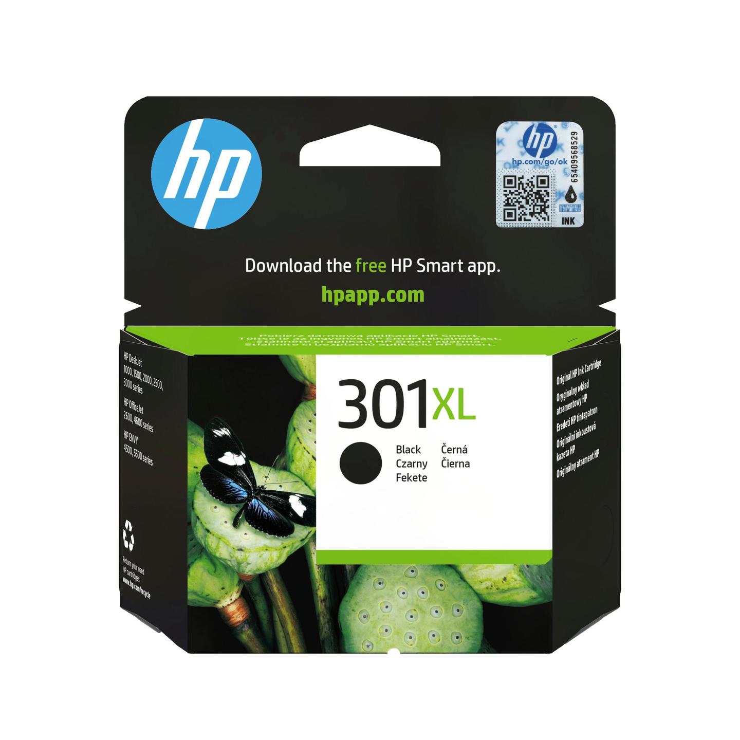 INK HP 301XL / CH563EE / 8ml / 430 faqe - Zezë