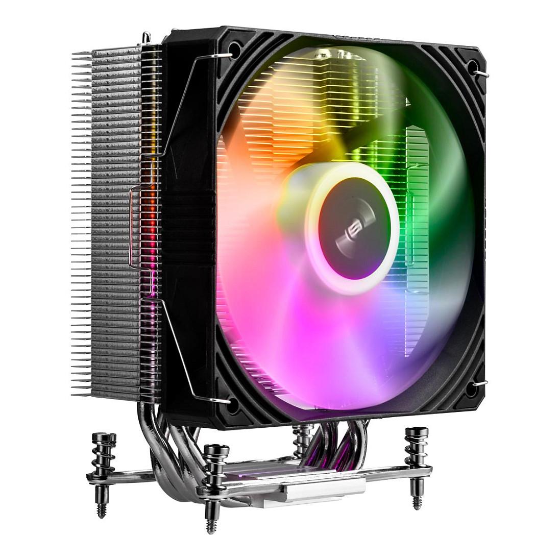 Ftohës për Procesor FSP NE5 / 120mm / 180W / 800-1600RPM / 4 Heatpipes / ARGB - Zezë - 4