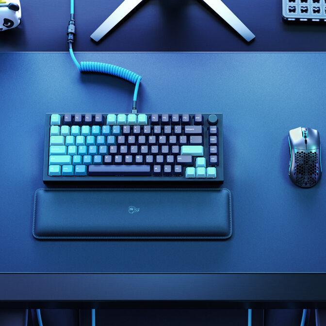 Keycaps për Tastierë Glorious GPBT, 114 PBT, ANSI, US-Layout, Celestial Ice - Zezë, Blu - 2