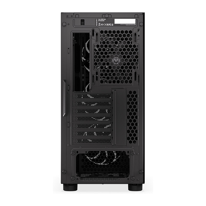Kasë PC ENDORFY EY2A010 / Midi Tower / 3x 140mm Fan Para / 1x 140mm Fan Mbrapa / SSD 2.5" / HDD 2.5"/3.5" - Zezë - 25