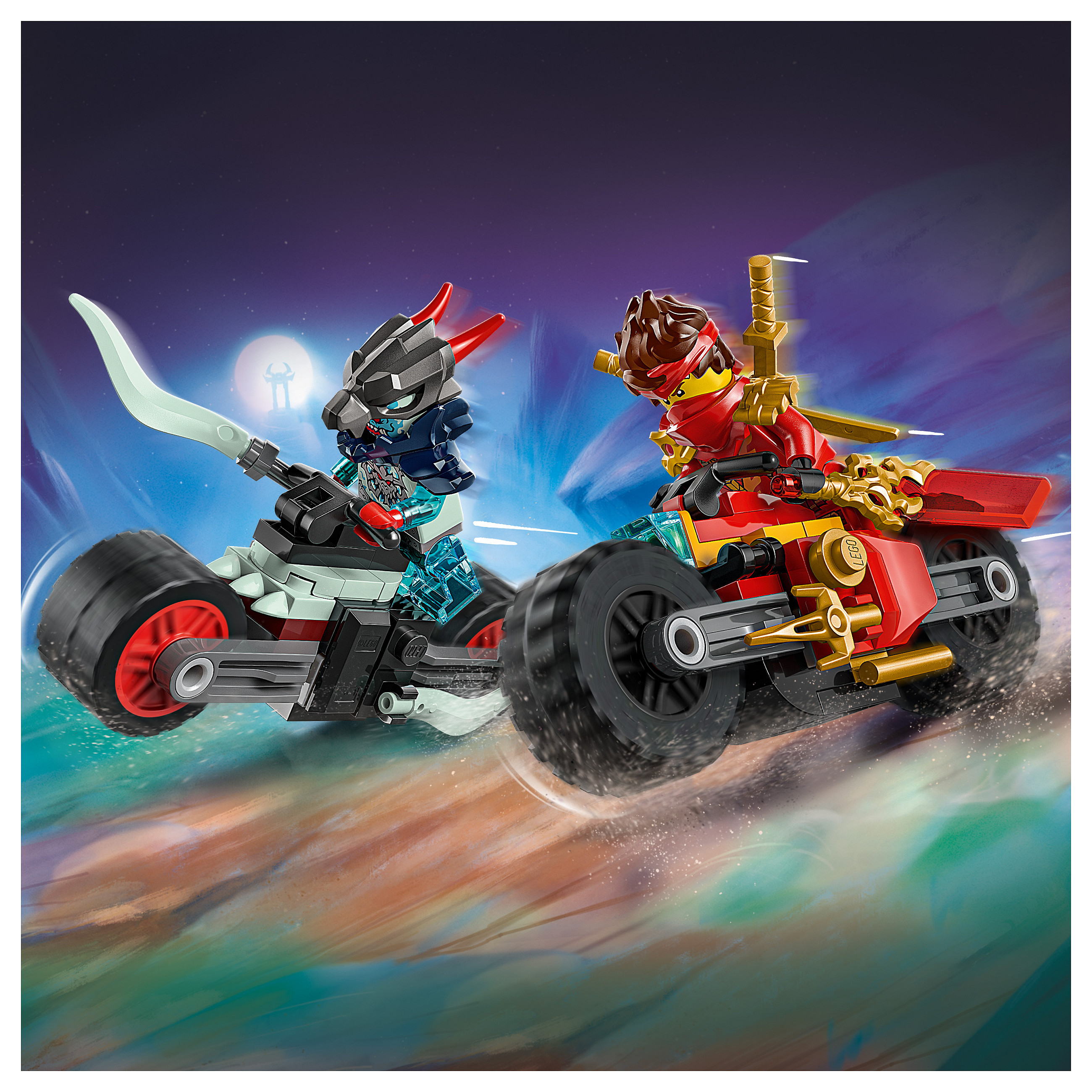 LEGO NINJAGO Kai's Motorcycle Speed Race - 8