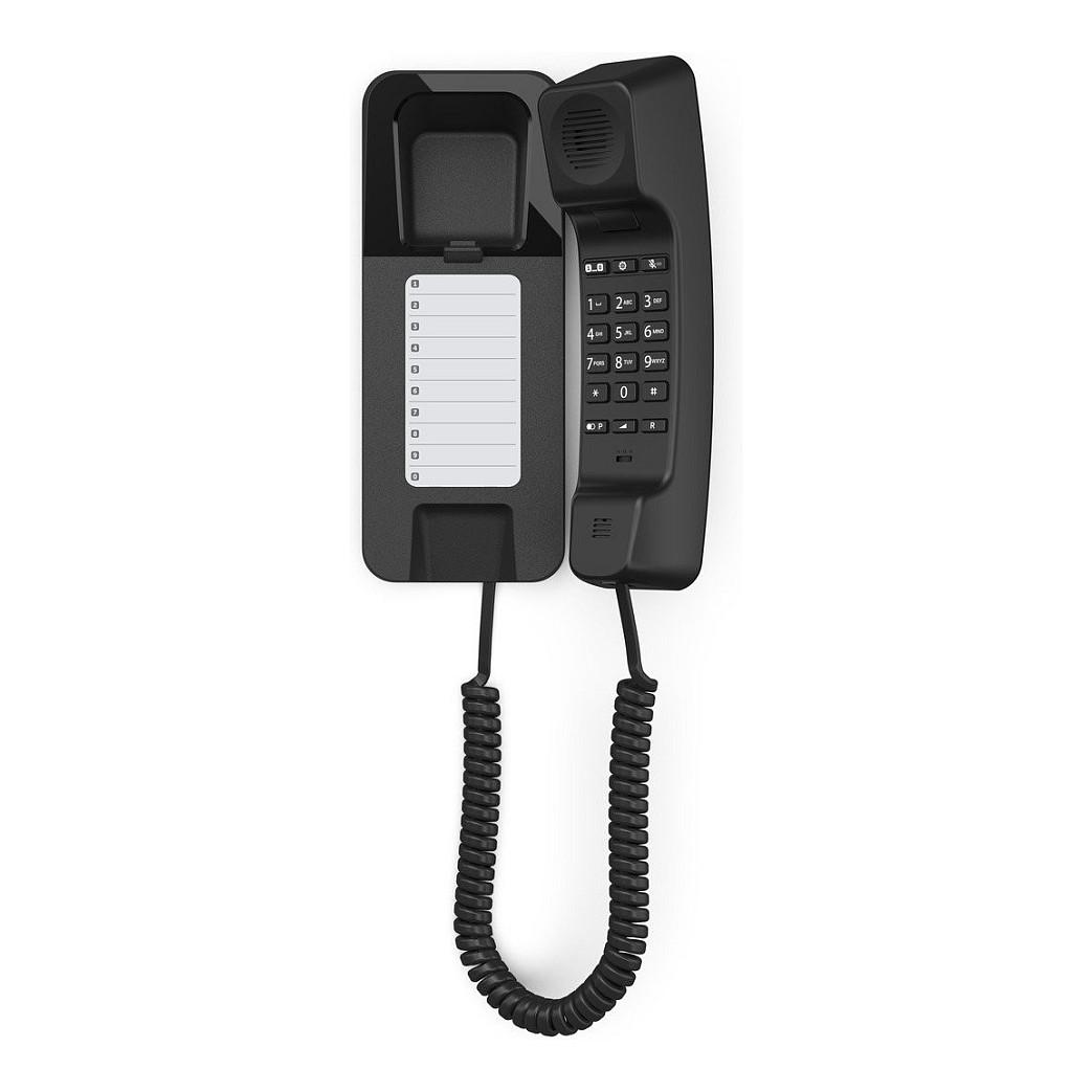 Telefon i Thjeshtë Gigaset DESK 200, analog, me kabllo - Zezë - 6