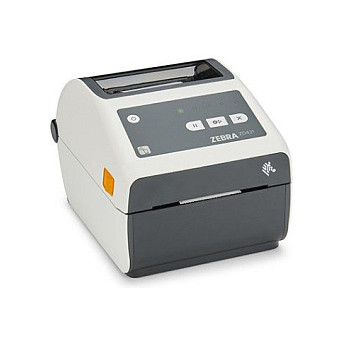 Printer Label Zebra ZD421T / Për Etiketa / 203 DPI / 104mm / 152 mm/sec / USB + LAN - Hiri/Bardhë