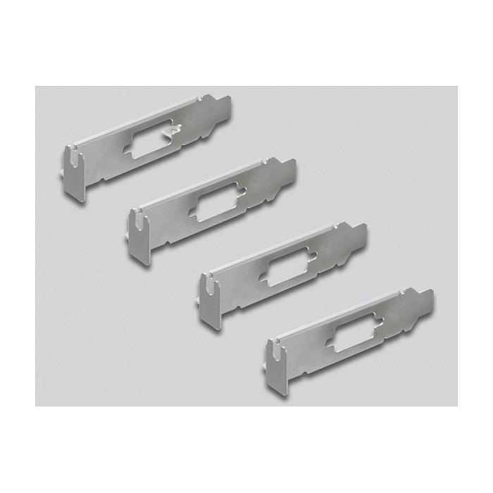 Kartë Zgjerimi PCI Express Delock 90410 / PCIe 1.1 x1 / 4x RS-232 DB9 / 115.2Kbps / Low Profile - 3