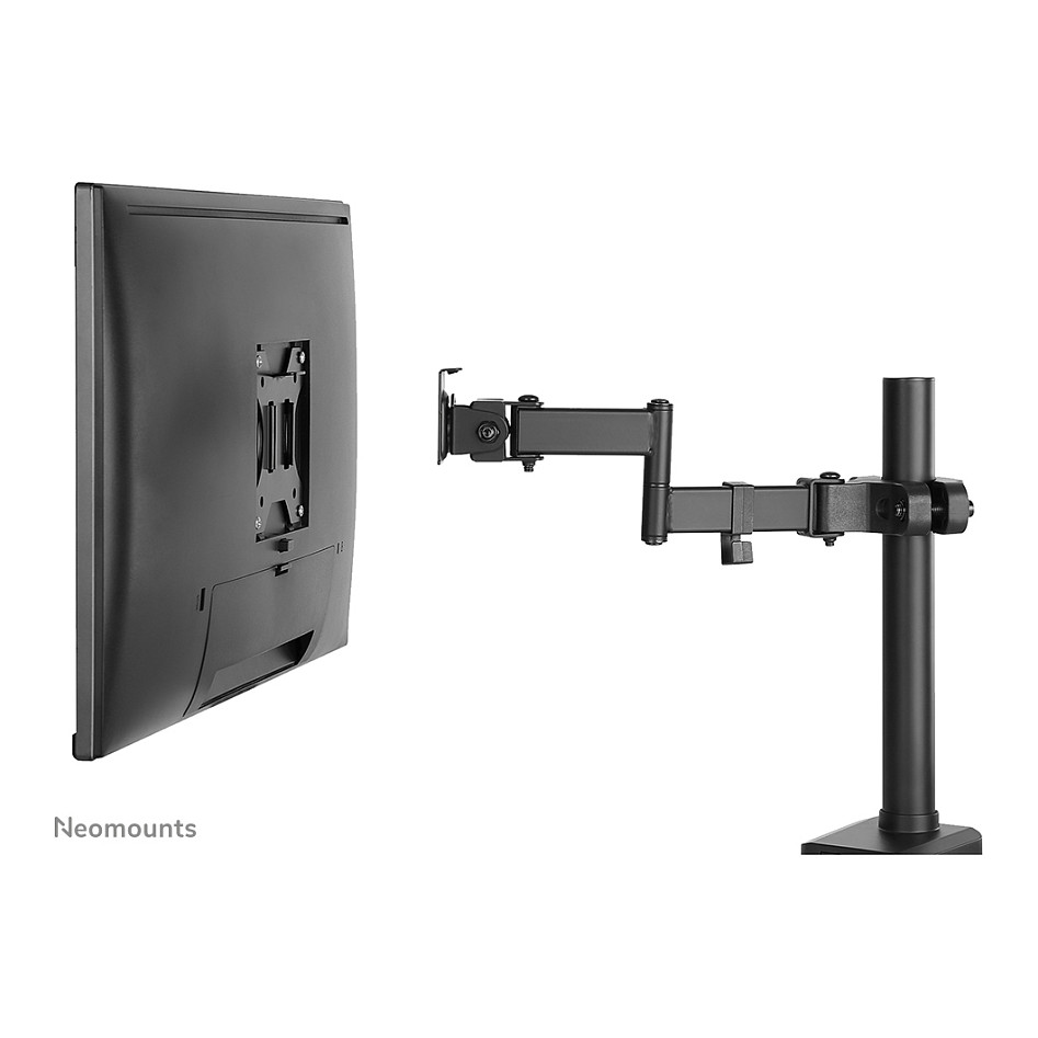 Mbajtëse për TV Neomounts FL40-450BL11 / 17"-32" / 8kg / VESA 75x75-100x100 / Për Shtyllë / Full Motion - Zezë - 15