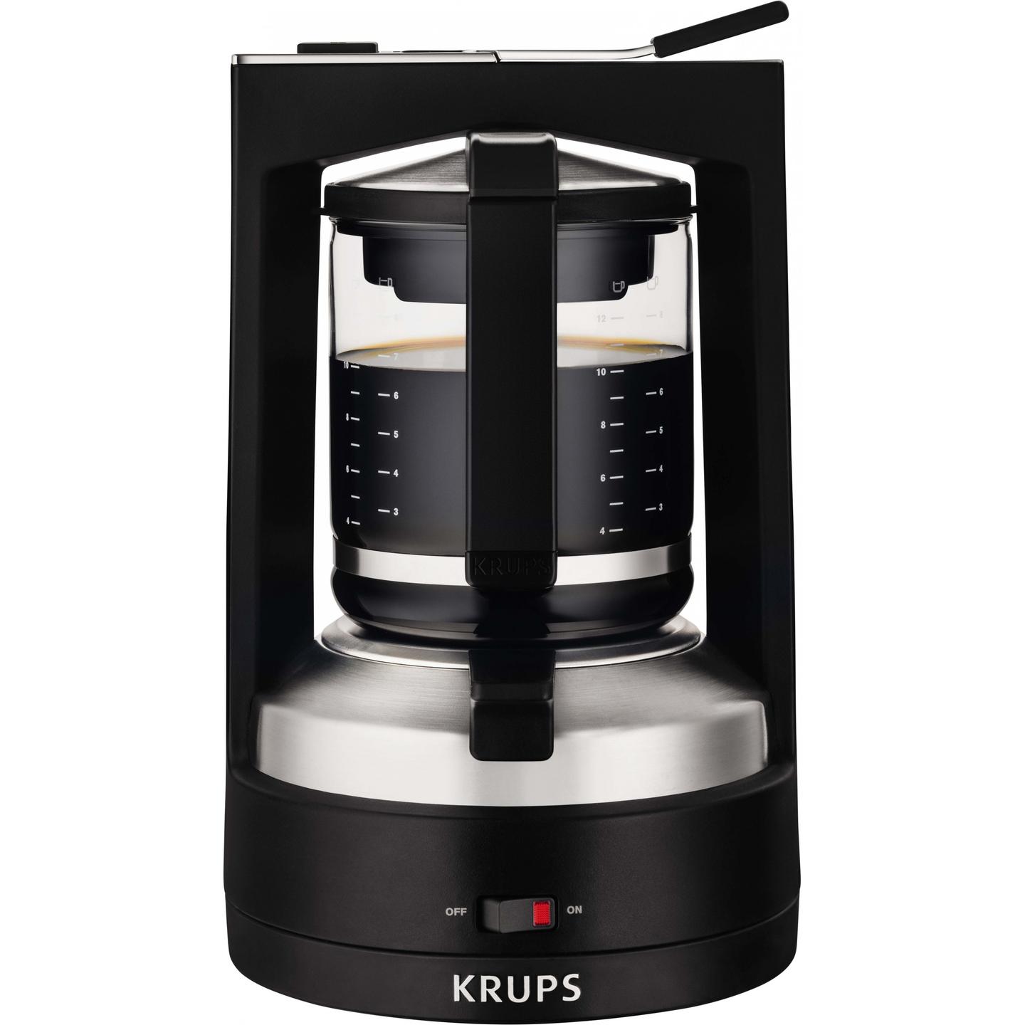 Aparat për Kafe me Filter Krups T8.2 KM4682, 850 W, Rezervuar 1 L, Deri në 12 Filxhanë – Bardhë/Argjend - 4