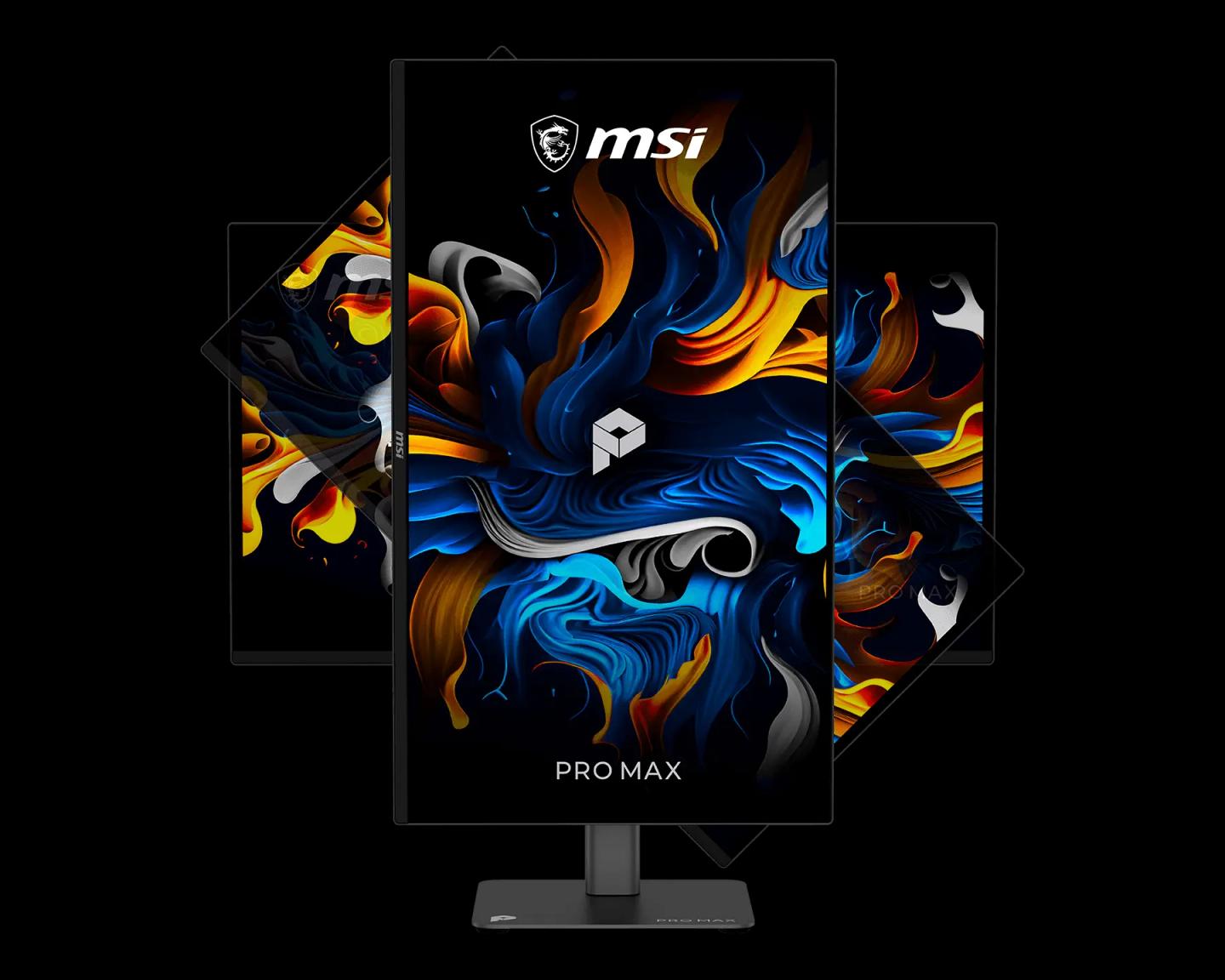 Monitor MSI PRO MAX 271UPX12G / 26.5" / 4K UHD QD-OLED / 120 Hz / 0.03 ms / 2x HDMI + DisplayPort + USB-C - Zezë - 3