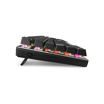 Tastierë Gaming Sharkoon SKILLER SGK36W / Wireless / QWERTZ / Mekanike / RGB LED / Full-size - Zezë - 4