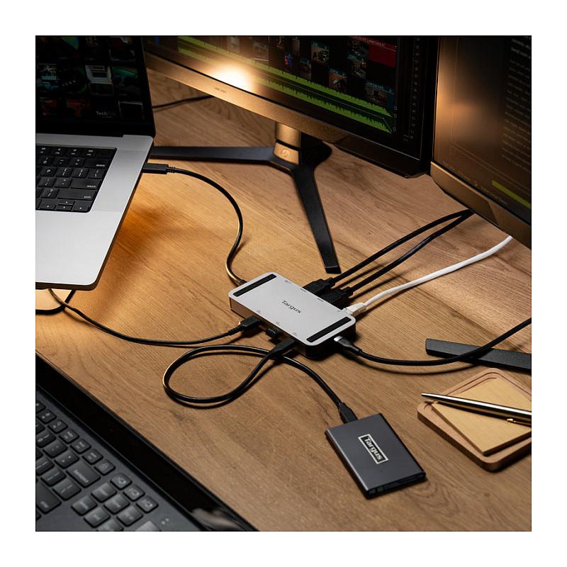 Docking Station Targus DOCK429GL / 3x USB-A / 2x USB-C / 2x HDMI / Gigabit Ethernet / 140W PD – Argjend - 9