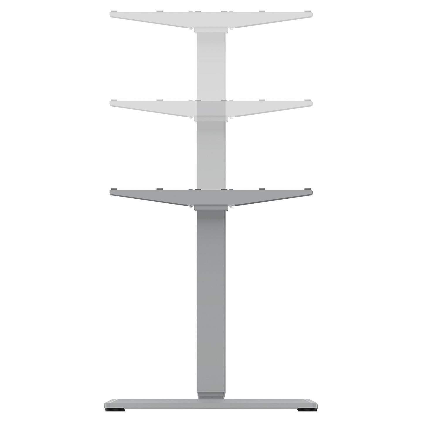 Kornizë për Tavolinë EQUIP 650813, Elektrike, 2 Motorë, 2 Këmbë, 125kg, 62–126cm, 1x USB-C 18W - Gri - 3