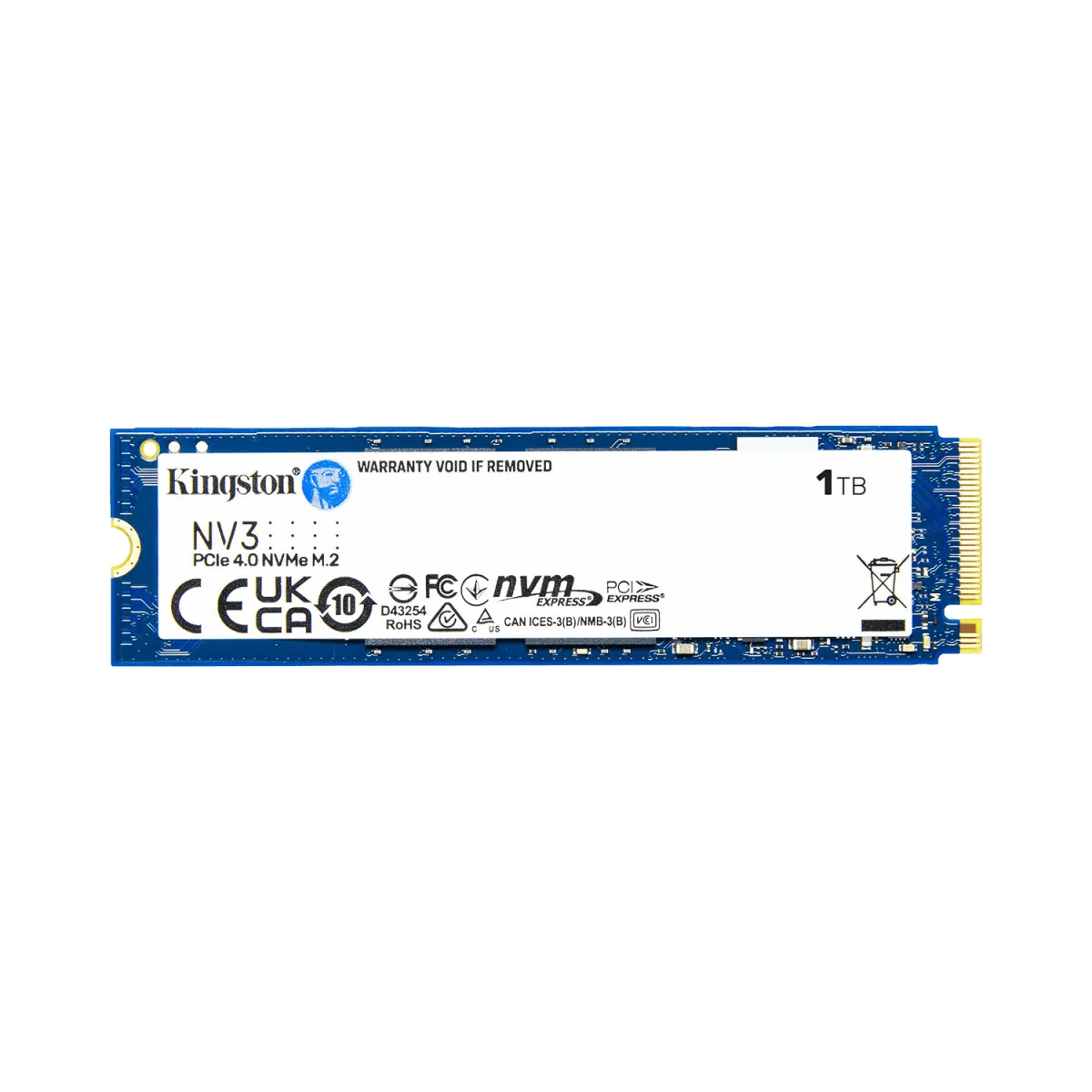 SSD e Brendshme Kingston NV3 / 1TB / M.2 2280 PCIe 4.0 / 6000MB/s Read - 2