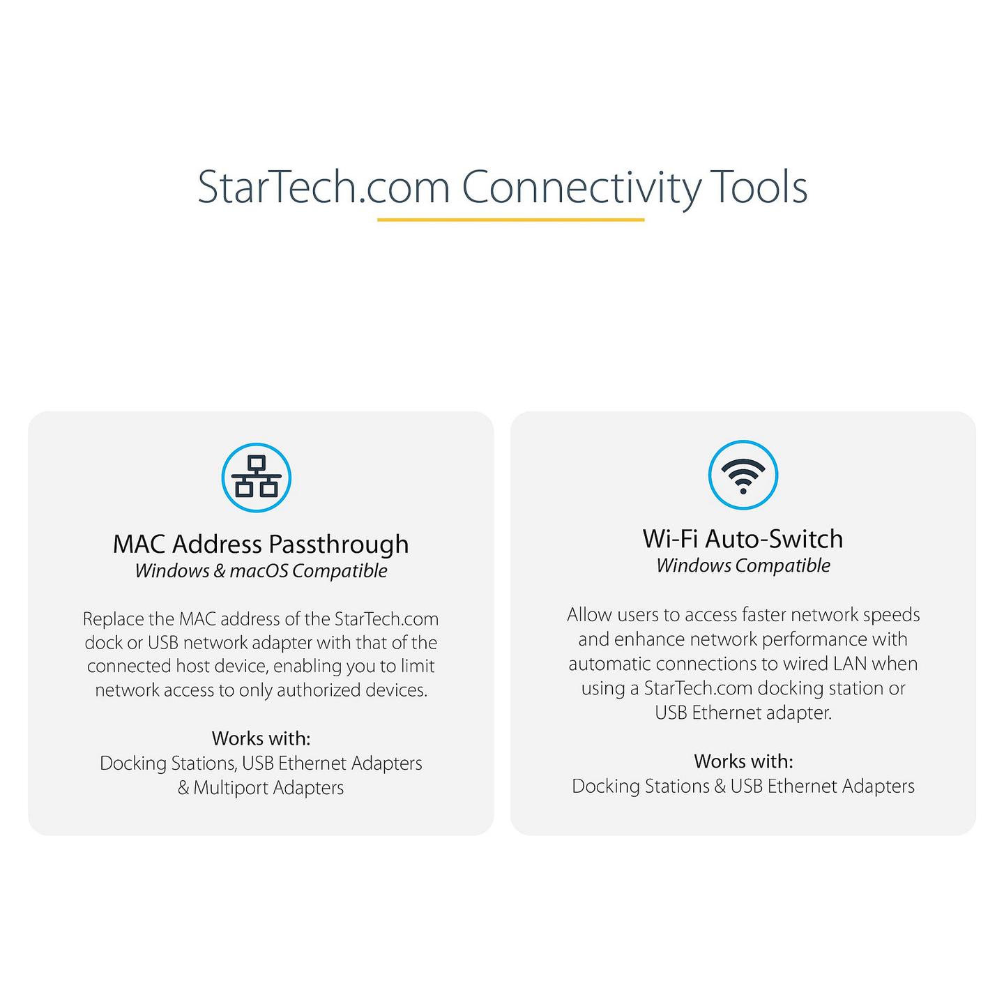 Adapter Rrjeti StarTech.com US1GC301AU, USB-C në RJ45 Gigabit, USB-A, 10/100/1000Mbps, USB 5Gbps - Zezë - 9