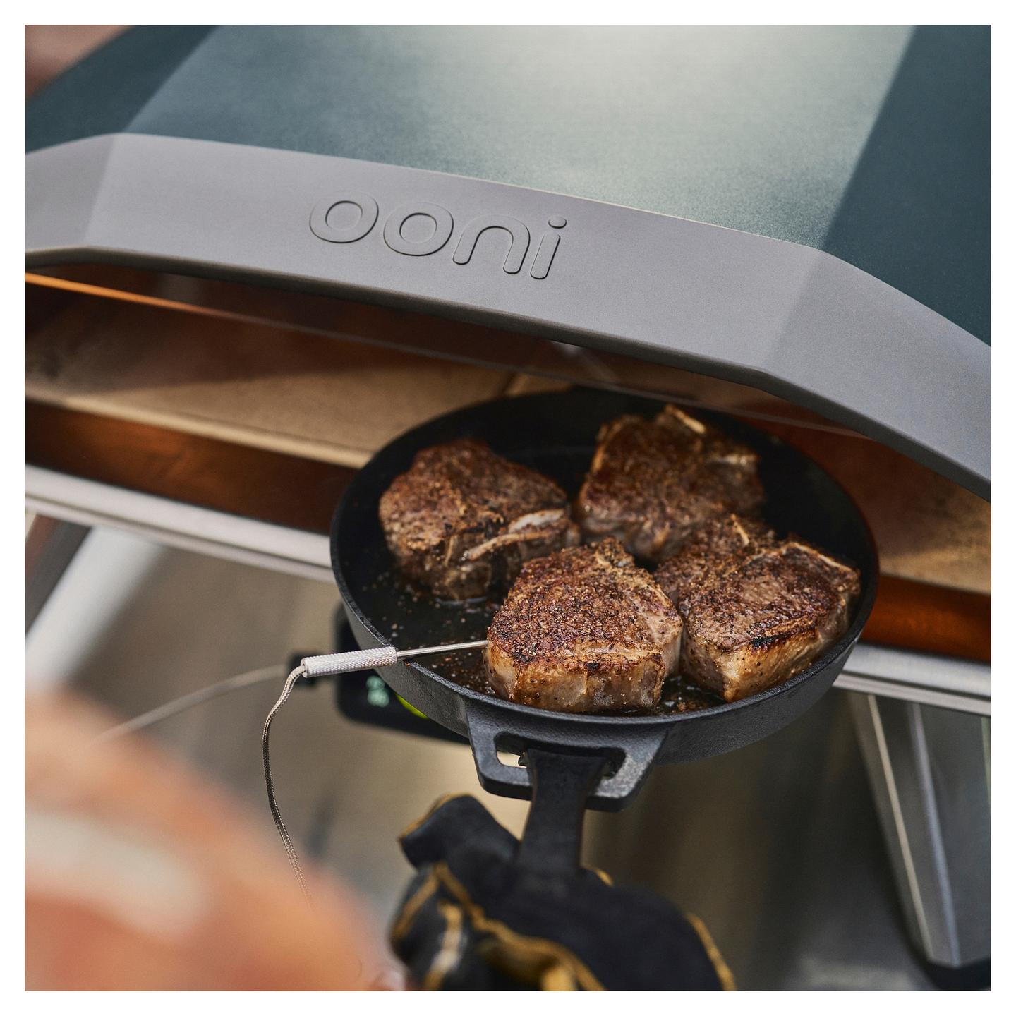Furrë Pice Ooni Koda 2 Pro, 18", 500°C, me Gaz, Ooni Connect - Zezë/Hiri - 8