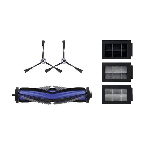 Aksesorë për Fshesë Robotike Ecovacs / DKT060202 / Accessory Kit / 6 copë - Zezë/Blu/Gri