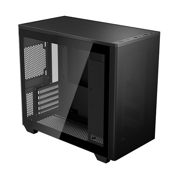 Kasë PC Aerocool Stormfront Mini / Mini Tower / Micro ATX / 7x 120mm Fan Support / Tempered Glass / 240mm Radiator / Mesh Front - Zezë