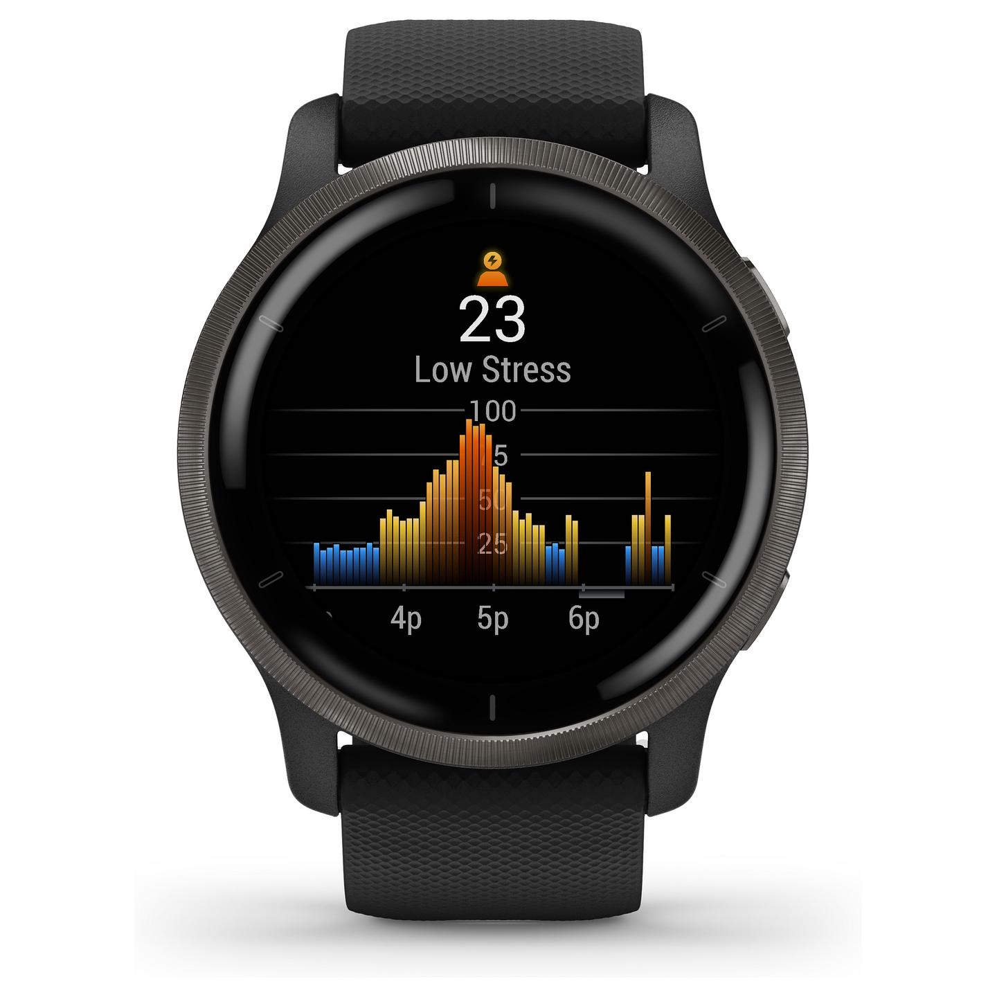 Orë e mençur Garmin Venu 2 / 45mm / AMOLED / GPS / Bluetooth / Wi-Fi - Zezë/Slate - 43