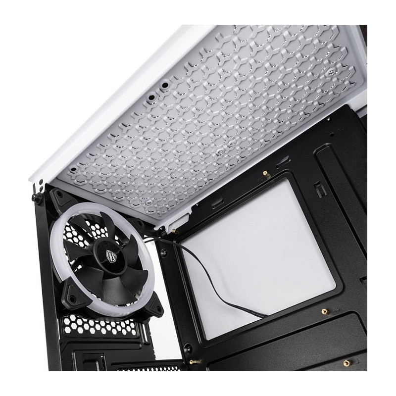 Kasë PC Kolink VOID RGB / Midi Tower / ATX / 1x 120mm ARGB Fan / Tempered Glass - Bardhë - 10