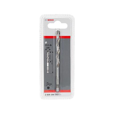 Burgji Centërzuese Bosch HSS-G 2608584676, 7.15mm, 80mm, për Sharra Vrima - Argjend - 2
