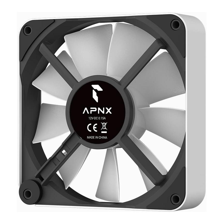 Ftohës për Kasë APNX FP2-120 / 120mm / 1800 RPM / PWM / ARGB – Bardhë - 8