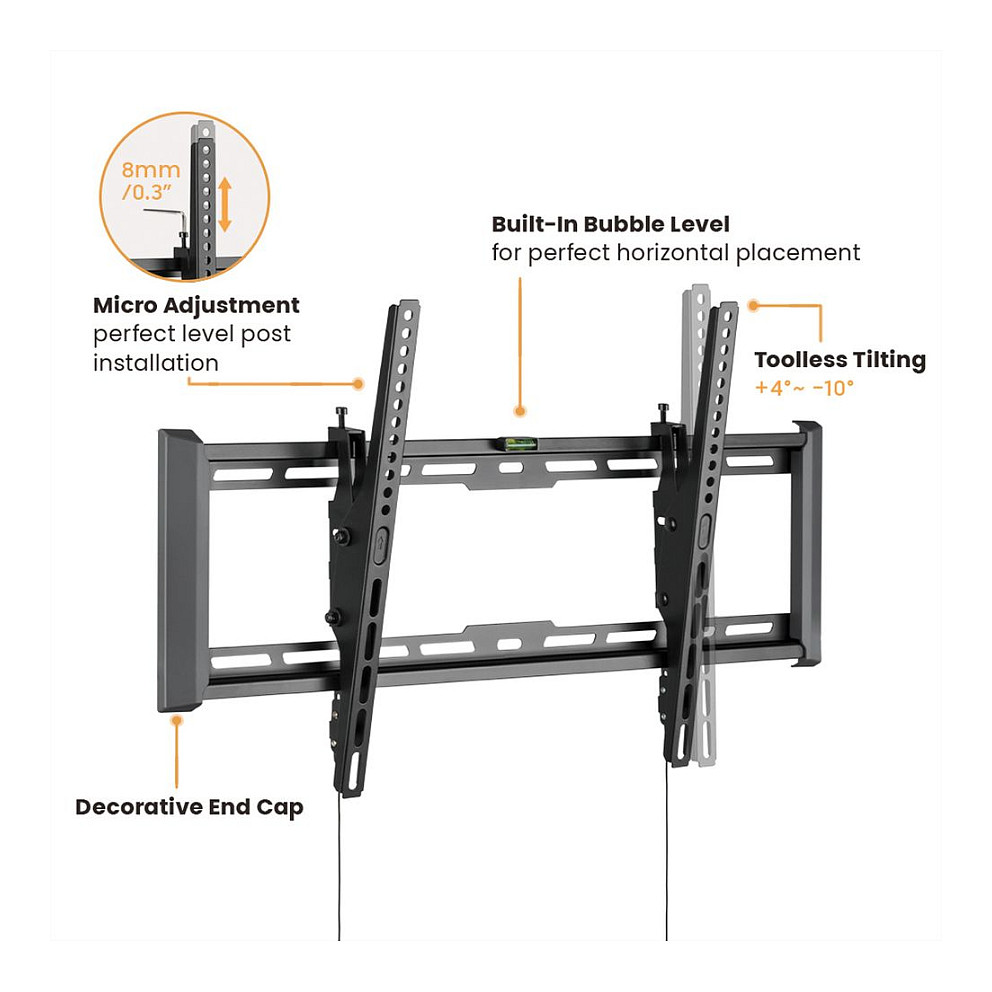 MbajtĂ«se pĂ«r TV VALUE / 37âłâ80âł / deri nĂ« 75 kg / VESA 200Ă200â600Ă400 mm - ZezĂ« - 2