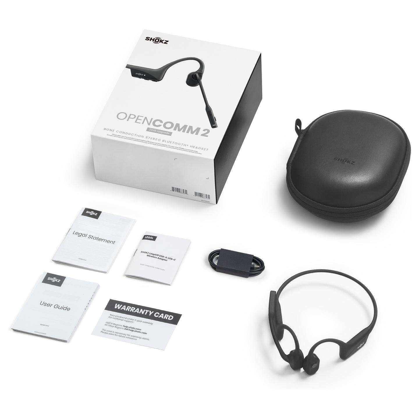 Kufje pa kabllo SHOKZ OpenComm2 2025 Upgrade / Bluetooth 5.1 / Bone Conduction - Zezë - 7