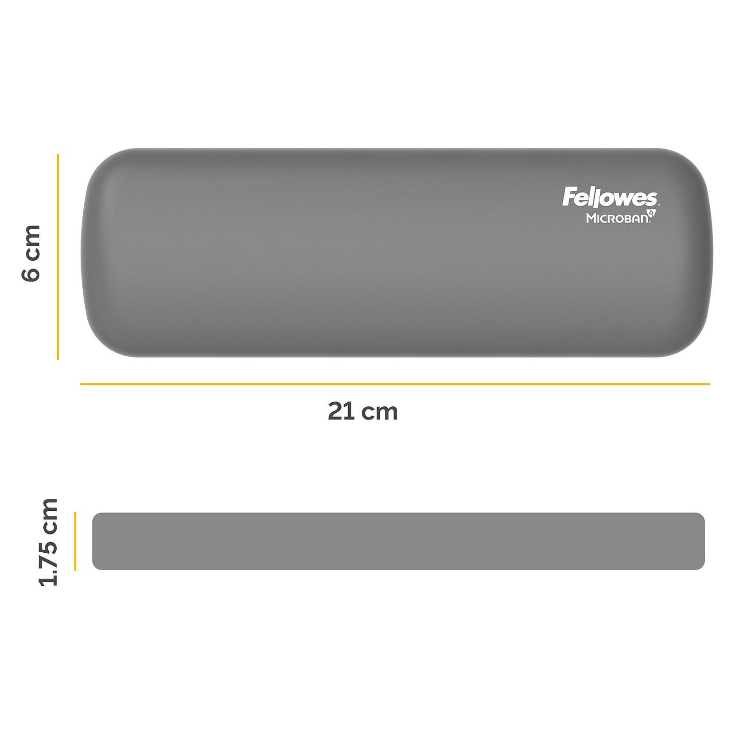 Mbështetëse për Kyçin Fellowes Breyta / Për Maus / Silikon / 18 × 6 cm / Microban / HEX Cushion / Antibakteriale - Gri - 3