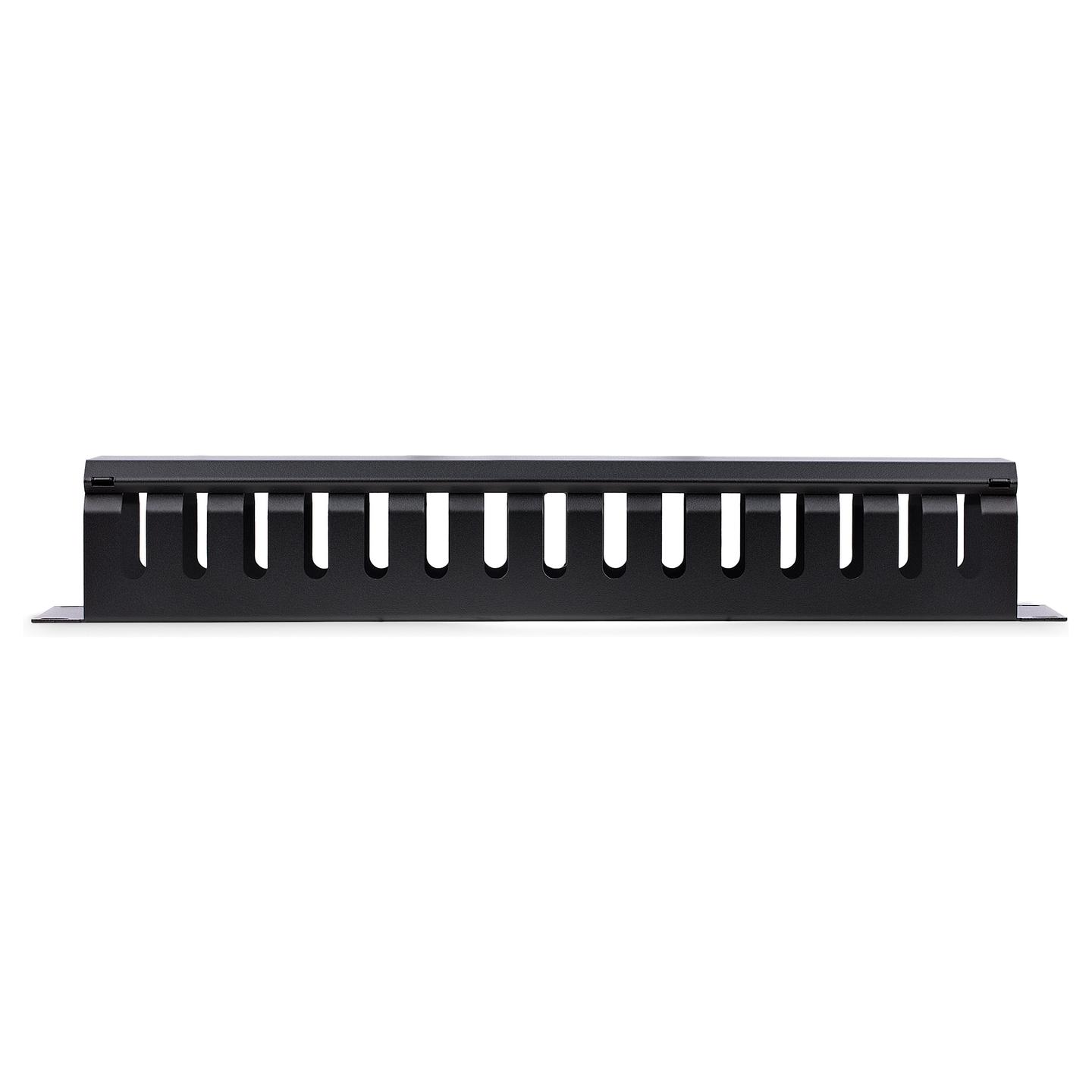 Aksesor Rack StarTech.com CMDUCT2U, Menaxhim Kabllosh, 2U, 19", me Kapak - Zezë - 12