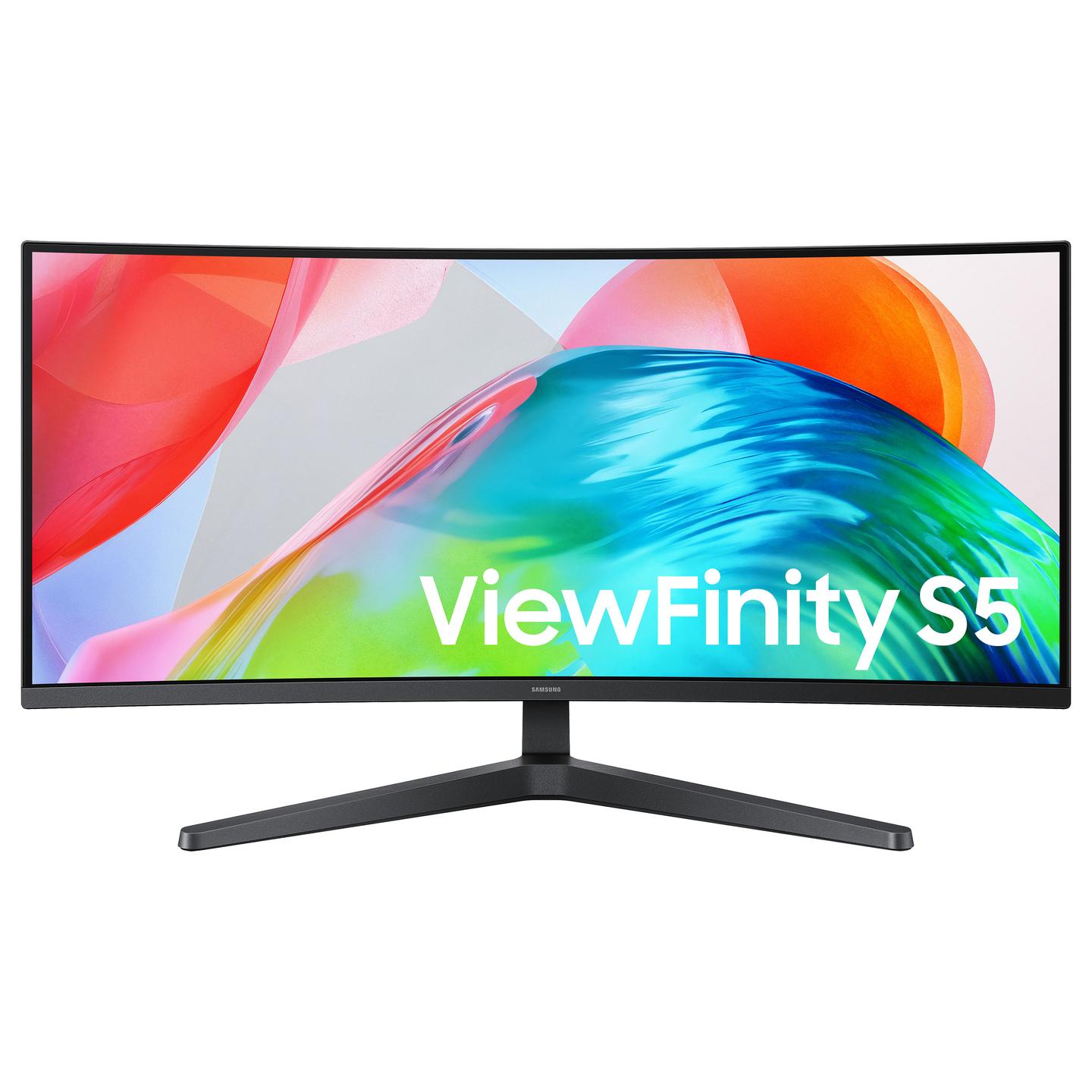 Monitor Samsung S34H550GAU / 34" / UWQHD VA / 120 Hz / 5 ms / HDMI + DisplayPort / Curved - Zezë - 10