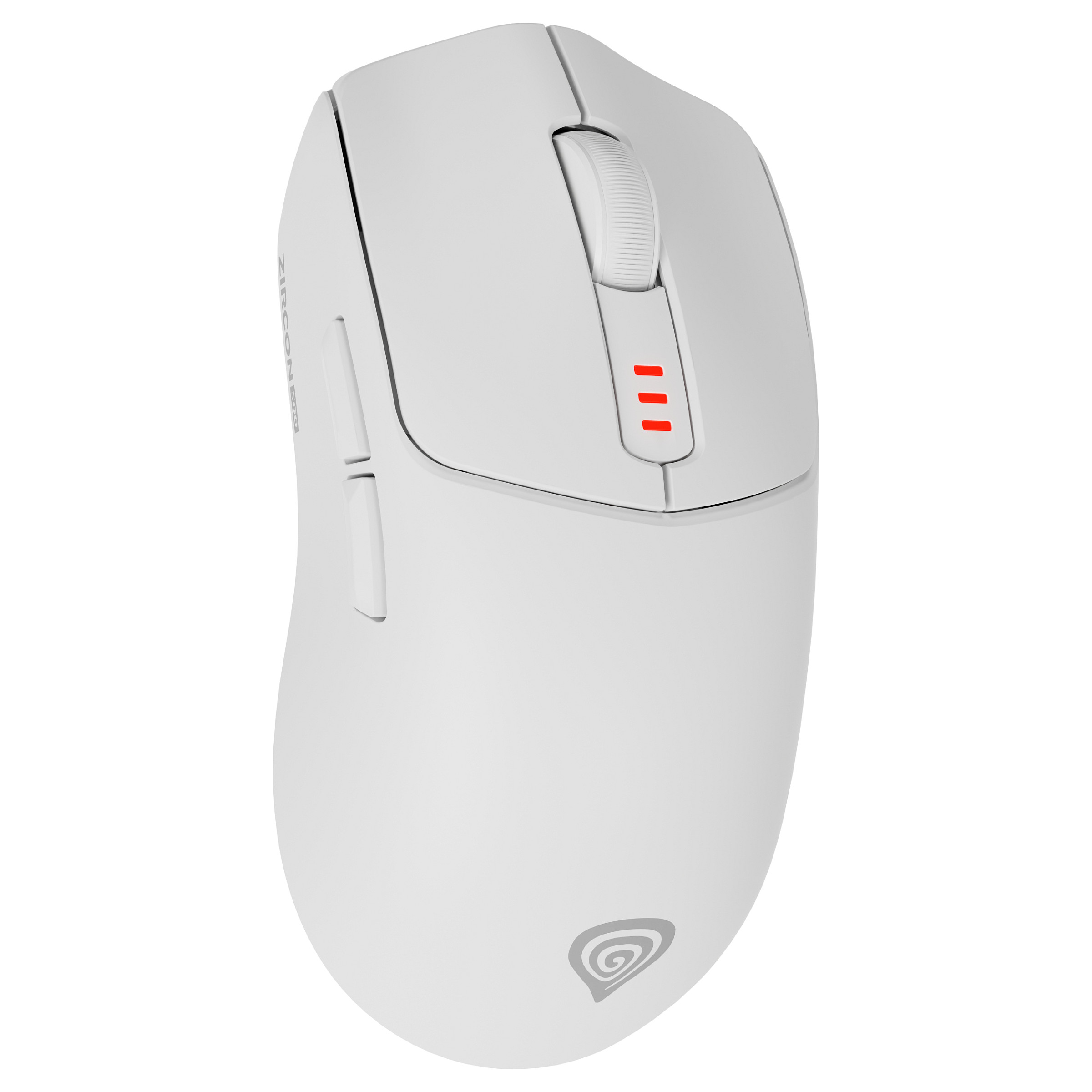 Maus Gaming Genesis Zircon 500 / Wireless / PMW3325 / 10.000 DPI / 2.4 GHz + Bluetooth - Bardhë - 2