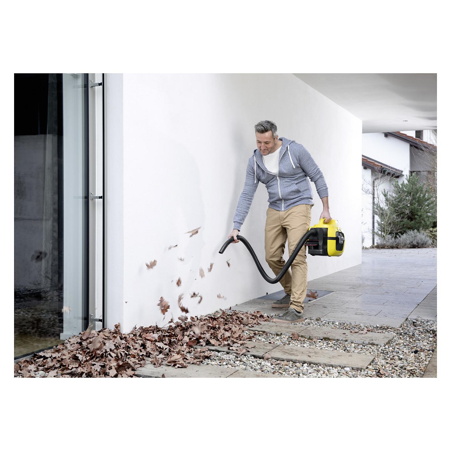 Fshesë me Vakum KÀrcher WD 1 Compact Battery Set / 18V / 7L / Wet & Dry - Verdhë/Zezë - 7