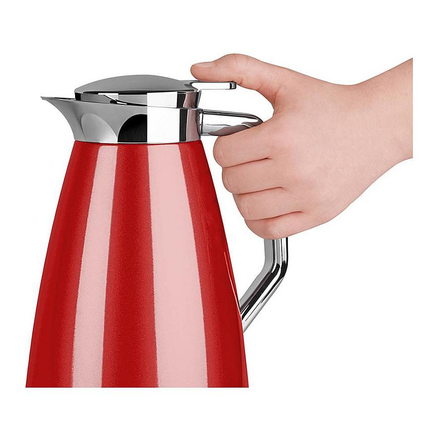 Termos EMSA PLAZA F4140300, 1L, Quick-Tip, Izolim Vakum – Kuqe - 5