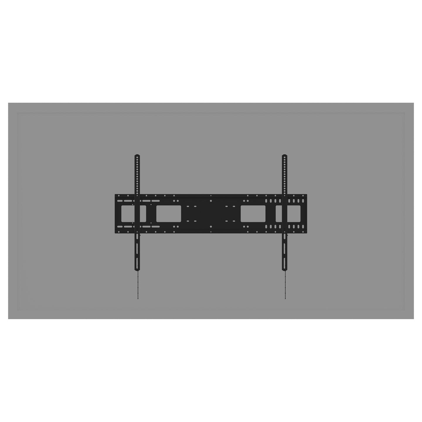 Mbajtëse për TV Vision VFM-W10X6 / 55–115" / deri 130kg / VESA 300x300–1000x600 / Fikse në Mur - Zezë - 7
