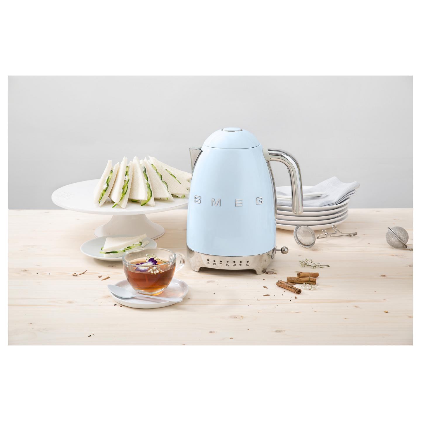 Çajnik Elektrik Smeg KLF04PBEU, 1.7L, 2400W, Temperaturë e Rregullueshme, 360° – Blu - 9