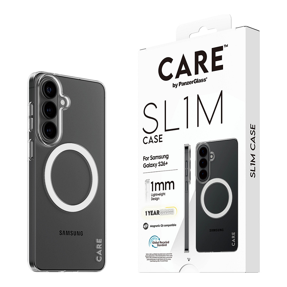 Aksesorë për telefon PanzerGlass CARE / SL1M Case / Samsung Galaxy S26+- Transparente - 6