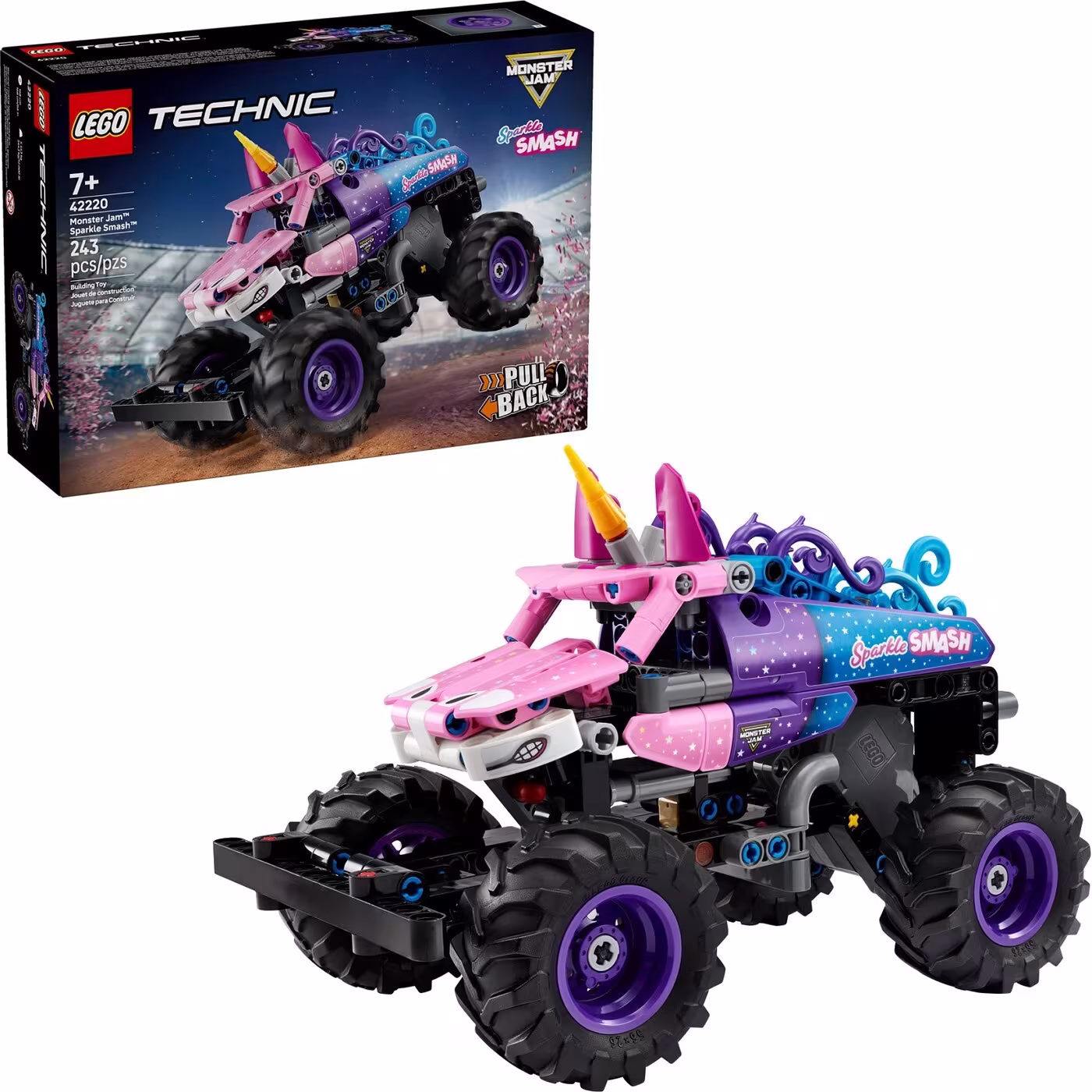LEGO Technic Monster Jam Sparkle Smash Pull-Back 42220 - 3