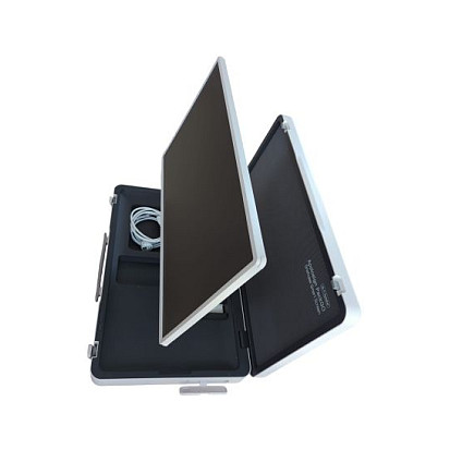 Monitor Allnet Presentation Suitcase / 27″ / Full HD IPS Touch / 14ms / Android 13 / HDMI/ Me bateri & valixhe transporti -Zezë - 4