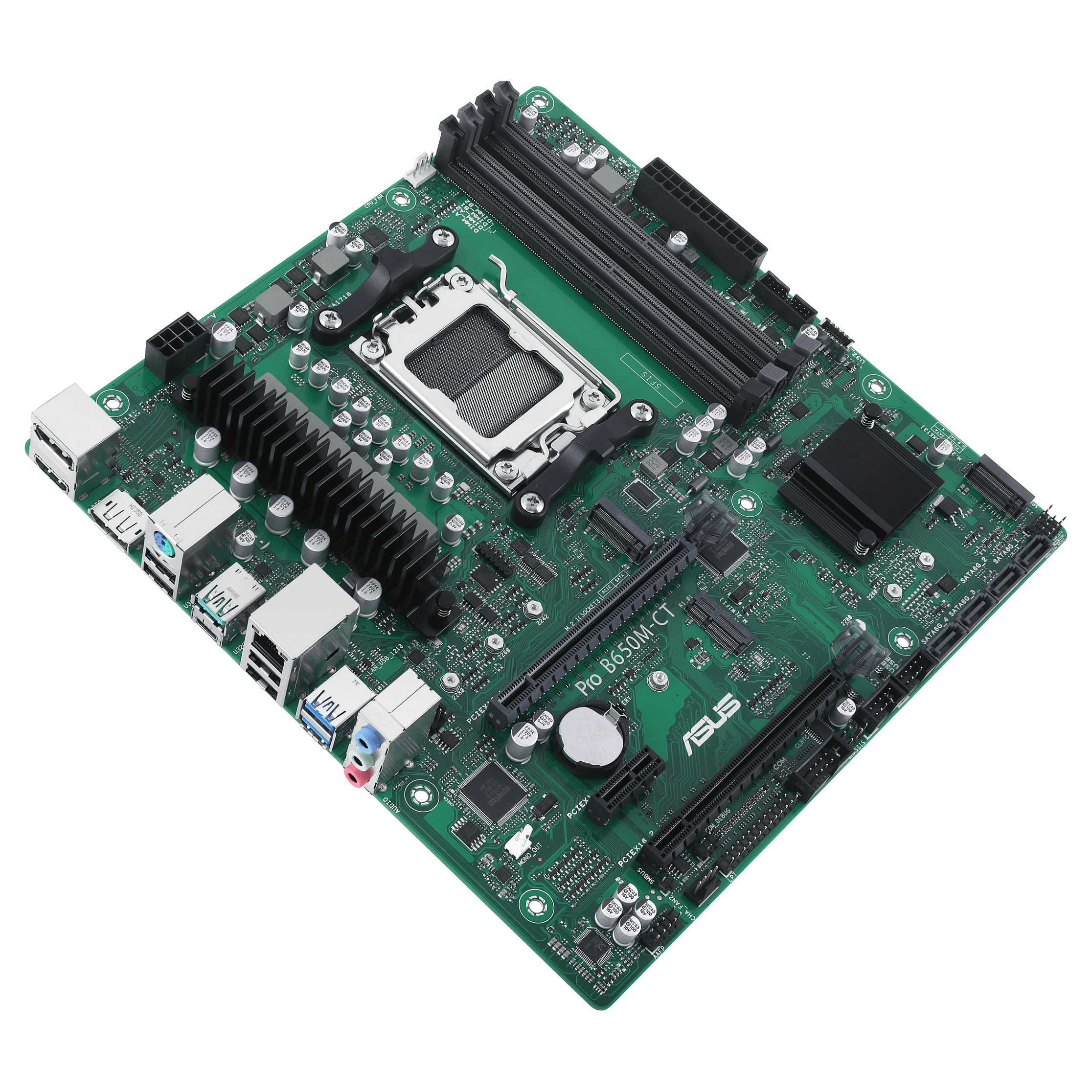 Pllakë Amë ASUS PRO B650M-CT-CSM / AMD AM5 / B650 / DDR5 / Micro-ATX / 2.5GbE LAN - 4