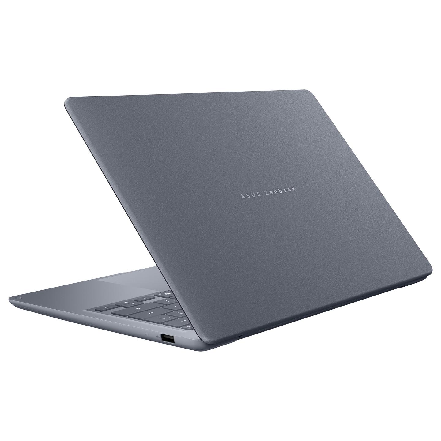 Laptop ASUS Zenbook 14 UX3480QA-SF003W, Snapdragon X X1-26-100, 16GB LPDDR5X, 512GB, 14" WUXGA OLED 60Hz, Qualcomm Adreno - Blu - 4