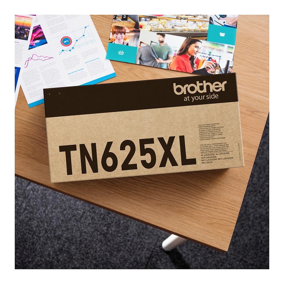 Toner Brother TN-625XLBK, 5500 faqe - Zezë - 5