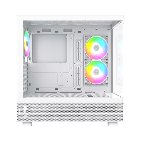 Kasë PC Montech XR / Midi Tower / ATX / 2x 120mm + 1x 120mm ARGB Fan / Tempered Glass - Bardhë - 3