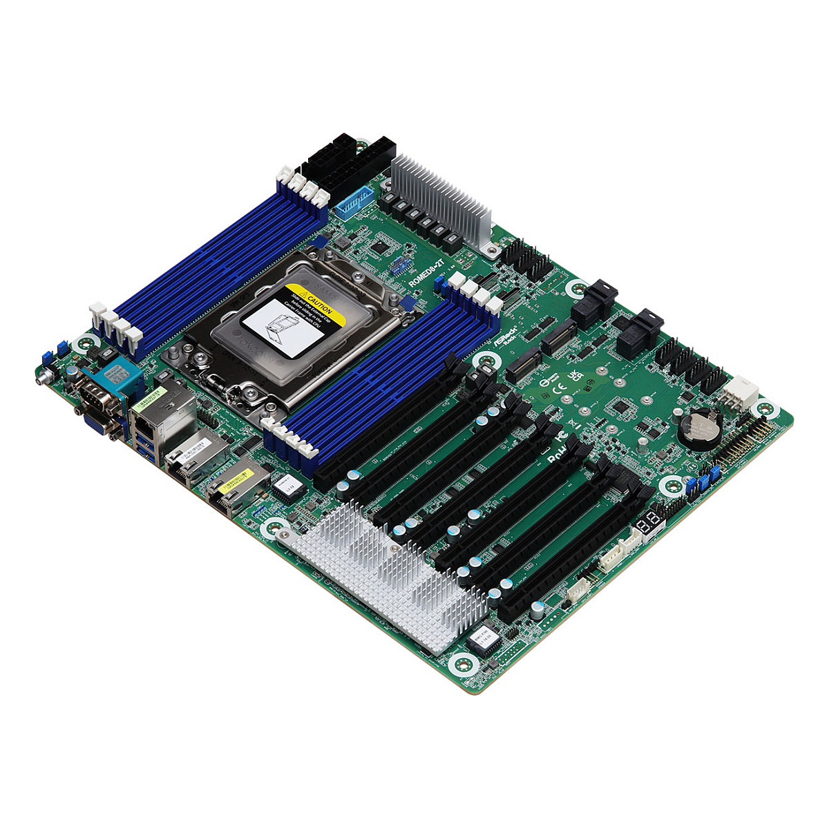 Pllakë Amë ASRock ROMED8-2T/BCM / AMD SP3 / DDR4 / ATX / 10GbE LAN - 2