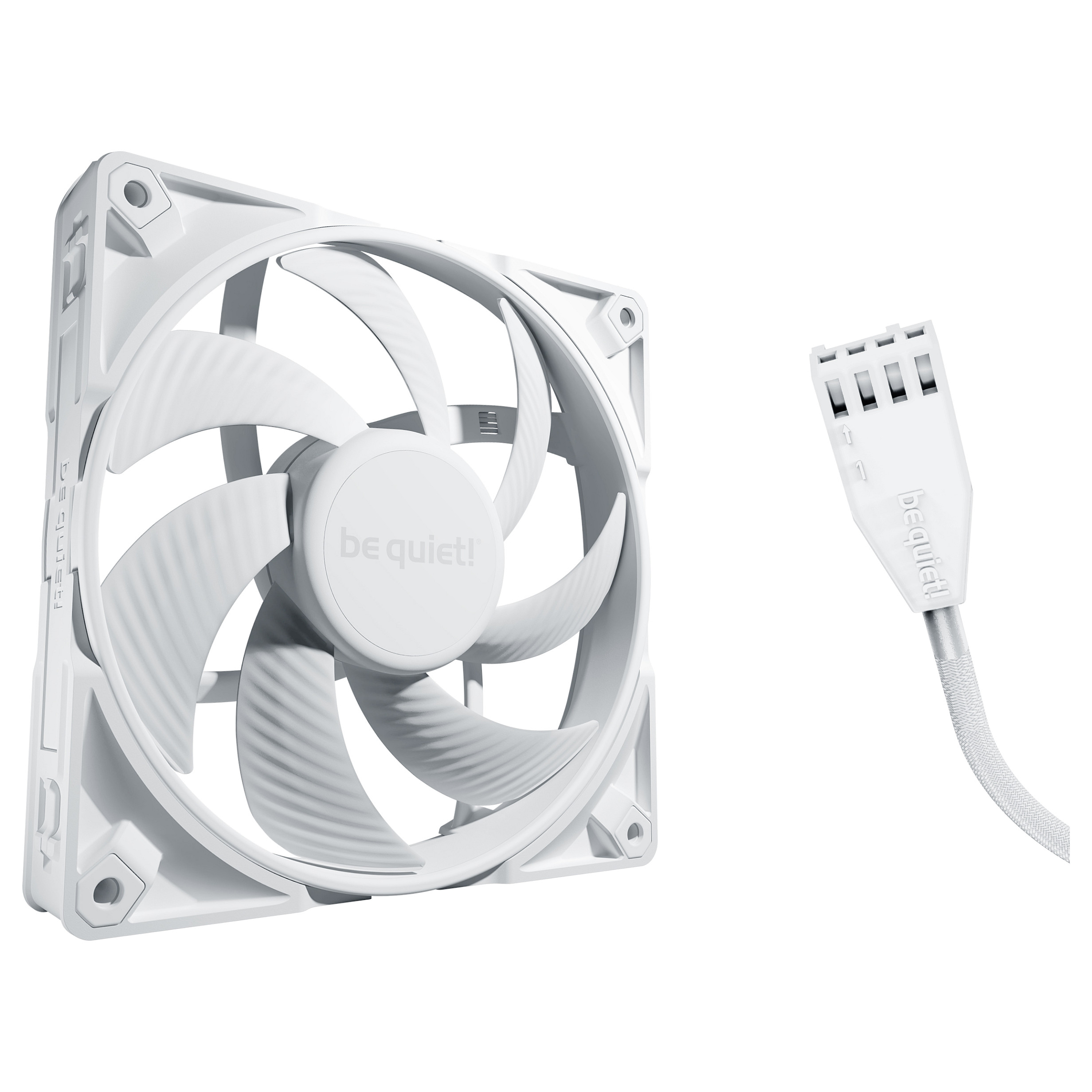 Ftohës për Kasë be quiet! Silent Wings Pro 4 / 140mm / 2400 RPM / PWM – Bardhë - 2