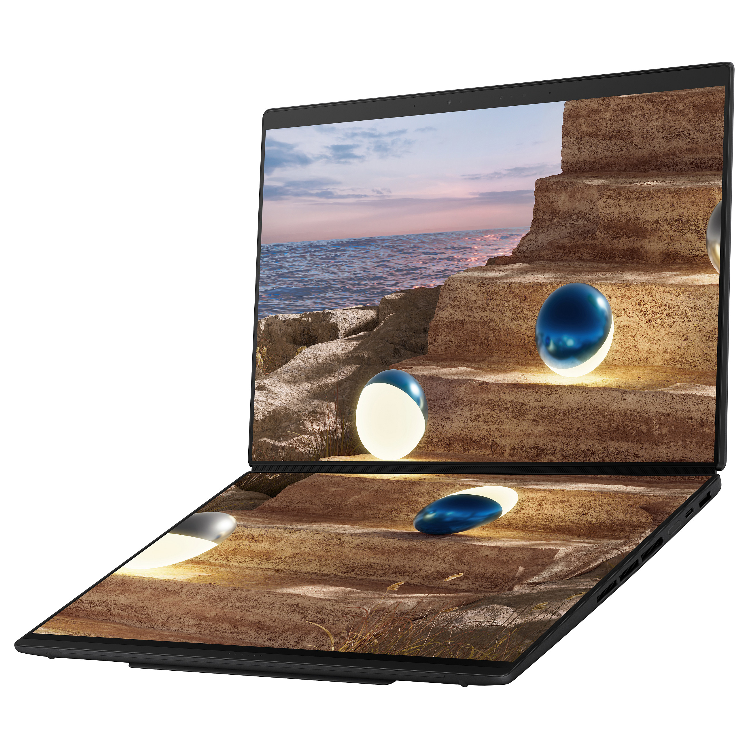Laptop ASUS Zenbook Duo UX8407AA-SN262W / Ultra 9 386H / 32GB LPDDR5x / 1TB / 14" 3K OLED Touch 144Hz / Intel Graphics - Hiri - 5