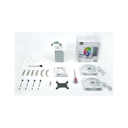 Ftohës për Procesor Scythe MUGEN 6 Dual Fan White ARGB Edition / Dual-Tower / 2x120mm / 6 Heat Pipes / ARGB - Bardhë - 13