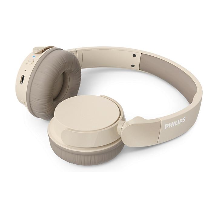 Kufje pa kabllo Philips TAH3209 / Bluetooth 5.3 / 32mm / 25 orë / USB-C - Bezhë - 2