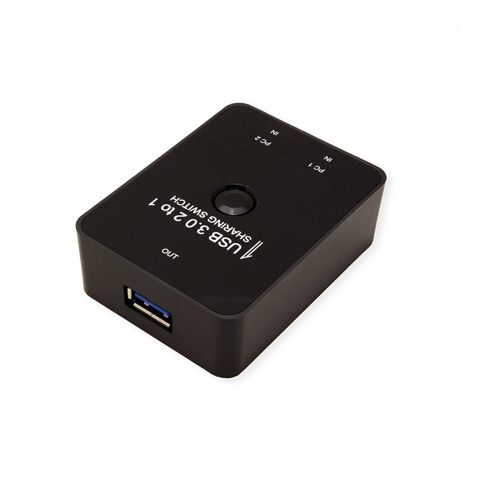 Switch USB VALUE 14.99.2015, USB 3.2 Gen 1, 2 porta, 5 Gbps - Zezë - 2