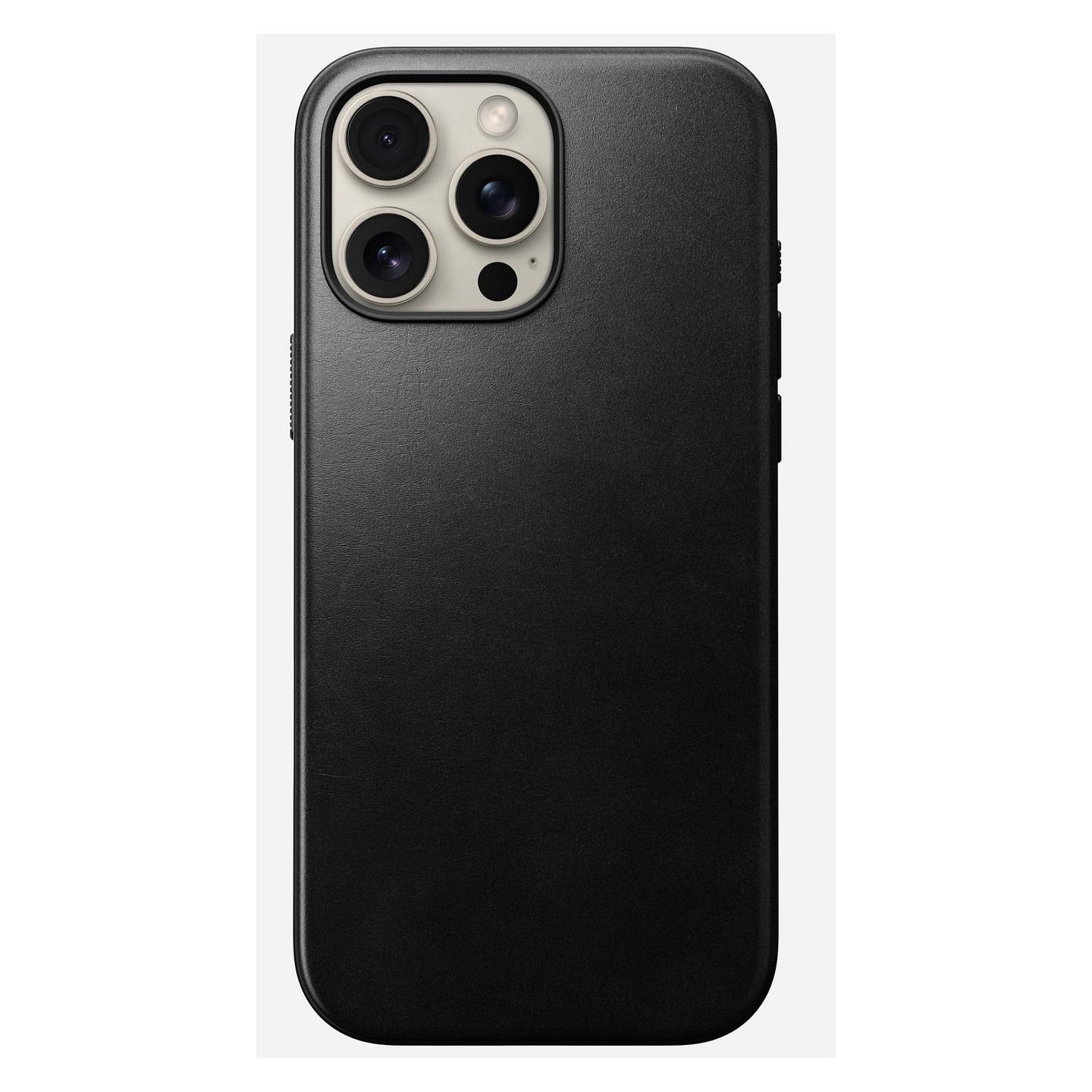 Aksesorë për telefon Nomad / Leather Case / Apple iPhone 16 Pro Max - Zezë - 4