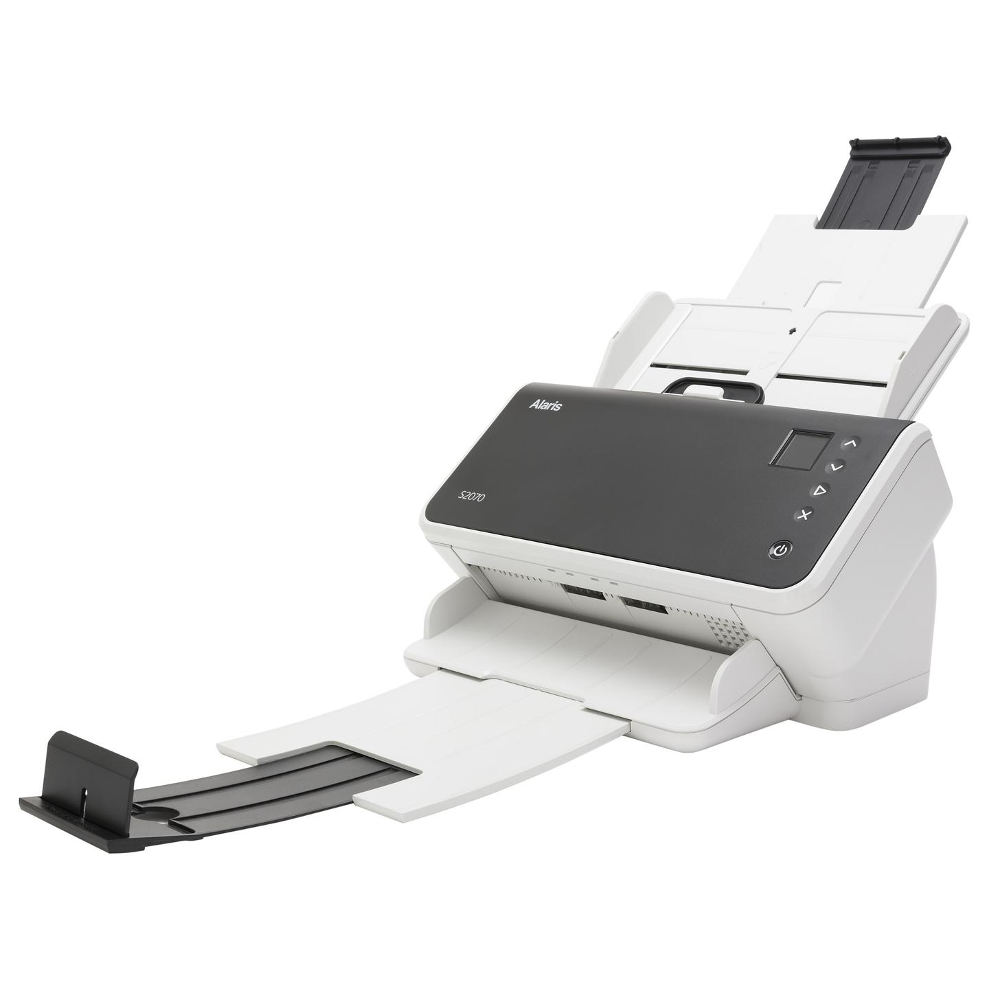Skaner Kodak Alaris S2070 / A4 / Dual CIS / 600 × 600 DPI / Duplex / 70 ppm / 140 ipm / 27–433 g/m² / Barcode Reader / OCR - Zezë/Bardhë - 8