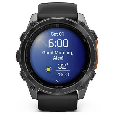 Orë e Mençur Garmin fenix 8 51mm AMOLED / AMOLED 1.4" / GPS / 32GB / Bluetooth / Sportive / Monitorim Shëndeti - Zezë - 4